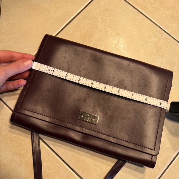 Kate Spade Deep Purple Leather Clutch - Picture 8 of 10